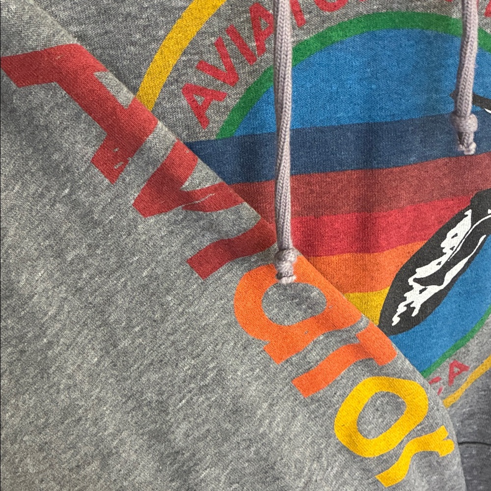 Aviator Nation Heather Gray Hoodie - Picture 2 of 8